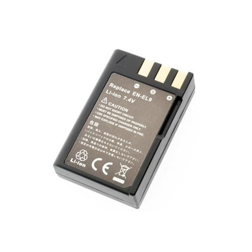 Akku EN-EL9 Nikoniin (1300mAh) ryhmässä KODINELEKTRONIIKKA / Valokuvat & Videot / Kamera-akut @ TP E-commerce Nordic AB (38-2073)