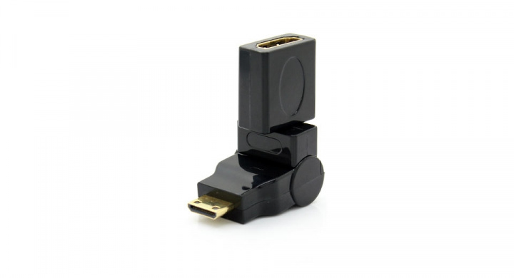 HDMI-sovitin, 19-nastainen ha - ho, kulma 180 astetta ryhmässä KODINELEKTRONIIKKA / Kaapelit & Sovittimet / HDMI / Sovittimet @ TP E-commerce Nordic AB (38-21817)