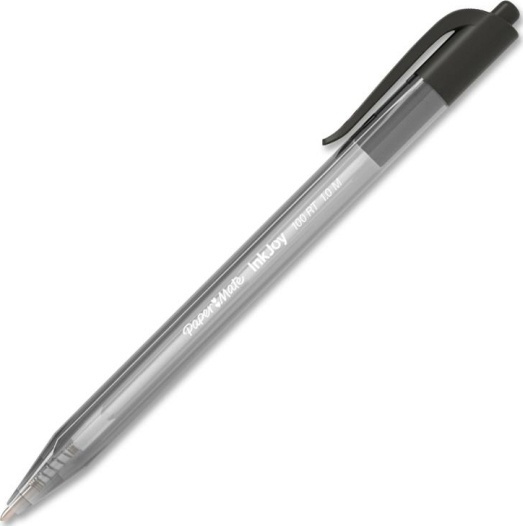 PaperMate InkJoy 100 RT, 20 kpl kuulakärkikyniä, musta, musta/harmaa ryhmässä KOTI, TALOUS JA PUUTARHA / Toimistotuotteet / Kynät @ TP E-commerce Nordic AB (38-22000)