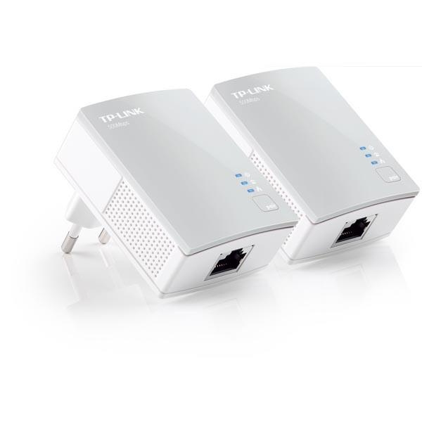 TP-LINK AV 500 Nano Powerline Adapter Starter Kit,vit (TL-PA4010KIT) ryhmässä TIETOKOONET & TARVIKKEET / Verkko / Homeplug/Powerline @ TP E-commerce Nordic AB (38-22613)