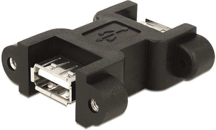 DeLock sukupuolen vaihtaja USB A-A na ryhmässä TIETOKOONET & TARVIKKEET / Kaapelit & Sovittimet / USB / USB-A / Sovittimet @ TP E-commerce Nordic AB (38-23122)