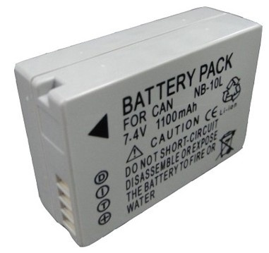 Batteri NB-10L till Canon (920mAh) ryhmässä KODINELEKTRONIIKKA / Valokuvat & Videot / Kamera-akut @ TP E-commerce Nordic AB (38-2338)