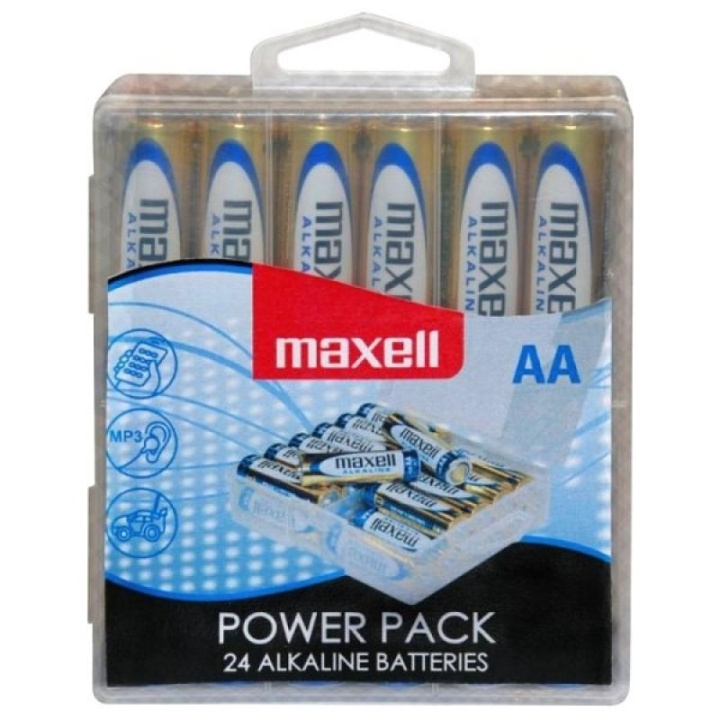 Maxell Power Pack Alkaline paristot, LR03 (AAA) 1,5V, 24-pakkaus ryhmässä KODINELEKTRONIIKKA / Paristot & Laturit / Akut / AAA @ TP E-commerce Nordic AB (38-23568)