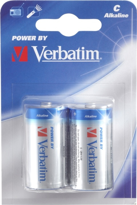 Verbatim paristot, C(LR14), 2x Alkaline, 1,5 V ryhmässä KODINELEKTRONIIKKA / Paristot & Laturit / Akut / Muut @ TP E-commerce Nordic AB (38-23799)