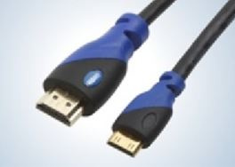 HDMI till HDMI-Mini 1.4, 1,5m ryhmässä KODINELEKTRONIIKKA / Kaapelit & Sovittimet / HDMI / Kaapelit @ TP E-commerce Nordic AB (38-24756)