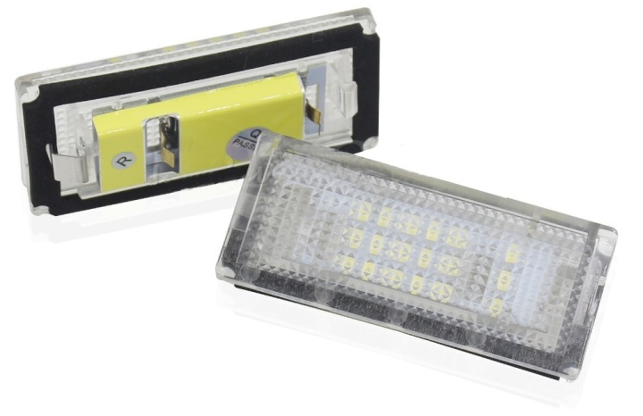 LED rekisterikilven valo BMW E46 04-06 2D facelift -malliin ryhmässä AUTO / Auton valot / Kylttivalaistus @ TP E-commerce Nordic AB (38-26260)