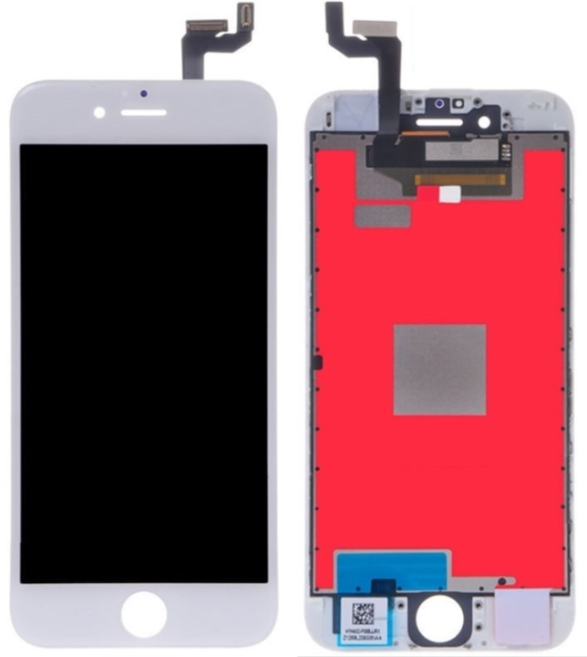 LCD-näyttö kosketusnäytöllä Apple iPhone 6:een (valkoinen) ryhmässä ÄLYPUHELIMET JA TABLETIT / Reservdelar @ TP E-commerce Nordic AB (38-26275)