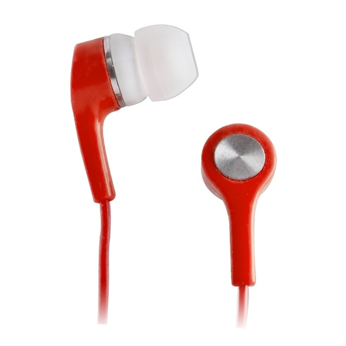Setty audio in-ear-kuulokkeet (3,5 mm), punainen ryhmässä KODINELEKTRONIIKKA / Ääni & Kuva / Kuulokkeet & Tarvikkeet / Kuulokkeet @ TP E-commerce Nordic AB (38-26459)
