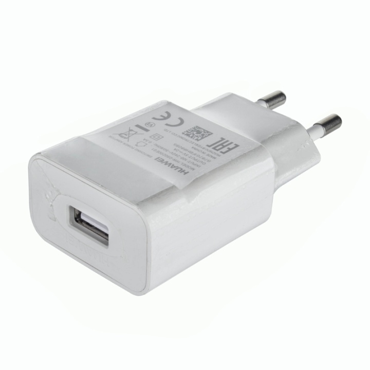 Huawei matkalaturi, valkoinen (HW-050200E01), irtotavarana ryhmässä ÄLYPUHELIMET JA TABLETIT / Laturit & Kaapelit / Seinälaturi / Seinälaturi microUSB @ TP E-commerce Nordic AB (38-27064)