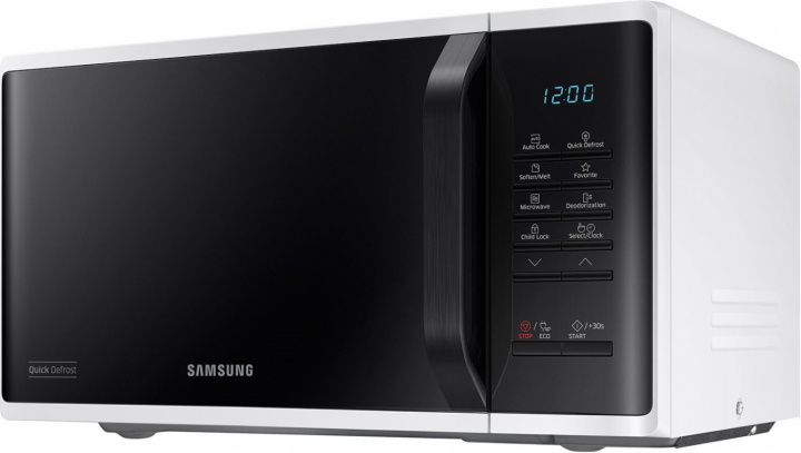 Samsung MS23K3513AW Mikrovågsugn med keramisk insida 800W och LED-Display, Vit ryhmässä KOTI, TALOUS JA PUUTARHA / Kodinkoneet / Mikroaaltouunit @ TP E-commerce Nordic AB (38-27567)