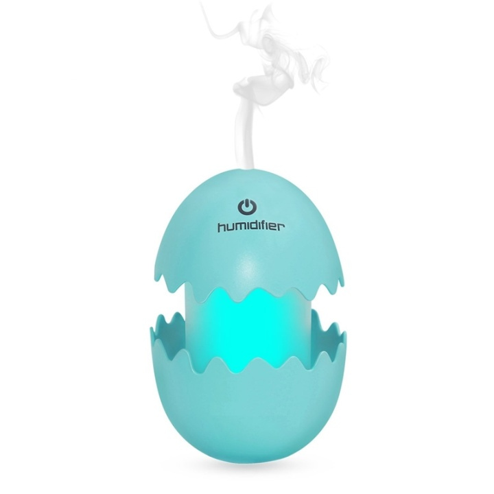 Funny Egg luftfuktare med färgglad belysning, Blå ryhmässä KOTI, TALOUS JA PUUTARHA / Tuulettimet ja ilmastointilaitteet / Ilmankostutin @ TP E-commerce Nordic AB (38-27780)