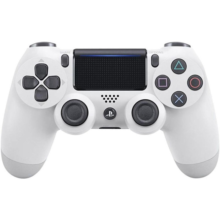 Sony DualShock 4 V2 (PS4) (alkuperäinen) Valkoinen ryhmässä KODINELEKTRONIIKKA / Pelikonsolit & Tarvikkeet / Sony PlayStation 4 / Tarvikkeet @ TP E-commerce Nordic AB (38-27988)