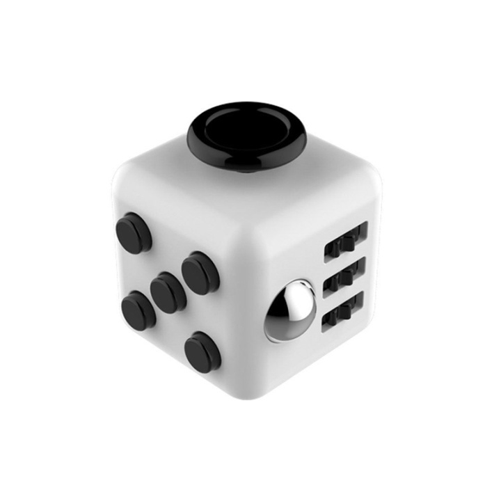 Fidget Cube, Harmaa ryhmässä LELUT, TUOTTEET LAPSILLE JA VAUVOILLE / Leikkikalut, Askartelu &Pelit / Fidget Spinners @ TP E-commerce Nordic AB (38-28387)