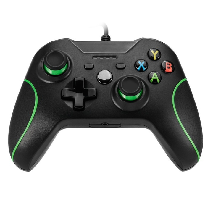 Handkontroll till Xbox One, Svart ryhmässä KODINELEKTRONIIKKA / Pelikonsolit & Tarvikkeet / Xbox One / Tarvikkeet @ TP E-commerce Nordic AB (38-28400)