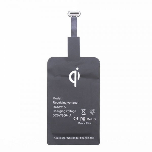 Trådlös Qi Mottagare med USB-C för trådlös laddning ryhmässä ÄLYPUHELIMET JA TABLETIT / Laturit & Kaapelit / Qi Langaton laturi @ TP E-commerce Nordic AB (38-28632)
