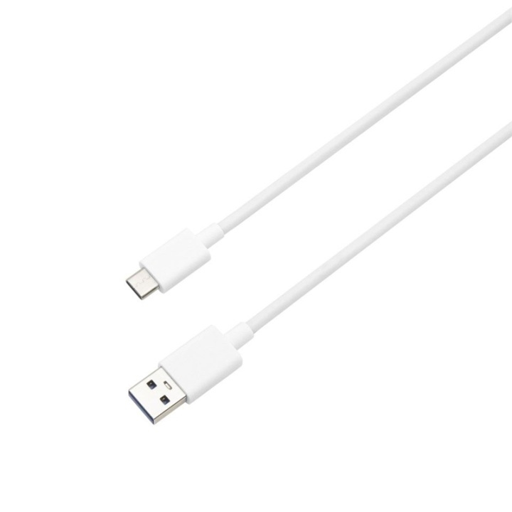 USB C - USB Macbookille - 2 metriä - Valkoinen ryhmässä TIETOKOONET & TARVIKKEET / Kannettavat tietokoneet & tarvikkeet / Laturi / Seinälaturi / Apple @ TP E-commerce Nordic AB (38-28734)