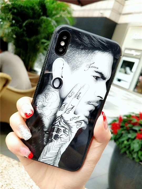 Karkaistu lasi, TPU, iPhone 7/8/SE(2.), Pelko ryhmässä ÄLYPUHELIMET JA TABLETIT / Puhelimen suojakotelo / Apple / iPhone 8 / Kuoret @ TP E-commerce Nordic AB (38-29117)