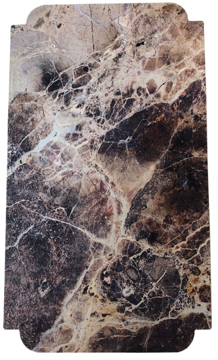 Nahka Iphone XR Marble - ruskea ryhmässä ÄLYPUHELIMET JA TABLETIT / Puhelimen suojakotelo / Apple / iPhone XR / Kuoret @ TP E-commerce Nordic AB (38-29197)