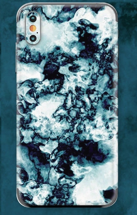 Iho Iphone XR:lle Cloudy - Tummansininen ryhmässä ÄLYPUHELIMET JA TABLETIT / Puhelimen suojakotelo / Apple / iPhone XS Max / Kuoret @ TP E-commerce Nordic AB (38-29204)