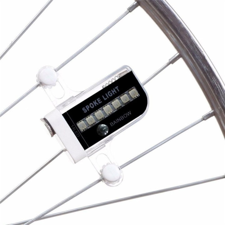 LED-valaistus polkupyörän pyörään ryhmässä URHEILU, VAPAA-AIKA JA HARRASTUS / Urheiluvälineet / Pyörätarvikkeet / Muut pyörätarvikkeet @ TP E-commerce Nordic AB (38-29412)
