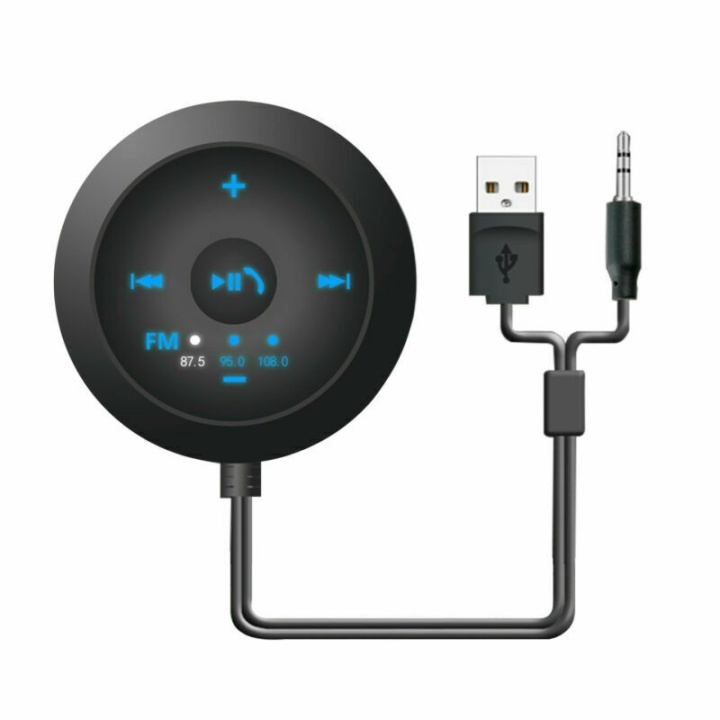 Bluetooth-musiikkivastaanotin - Autoon ryhmässä AUTO / Auton äänijärjestelmä & Multimedia / FM-lähetin @ TP E-commerce Nordic AB (38-29479)