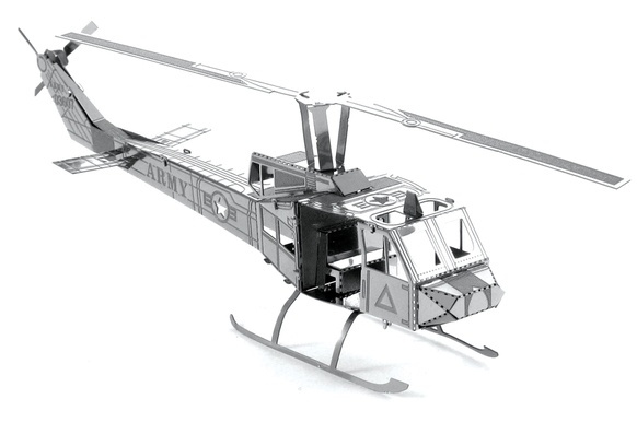 3D Pussel Metall - Helikopter ryhmässä LELUT, TUOTTEET LAPSILLE JA VAUVOILLE / Leikkikalut, Askartelu &Pelit / Palapelit @ TP E-commerce Nordic AB (38-29665)