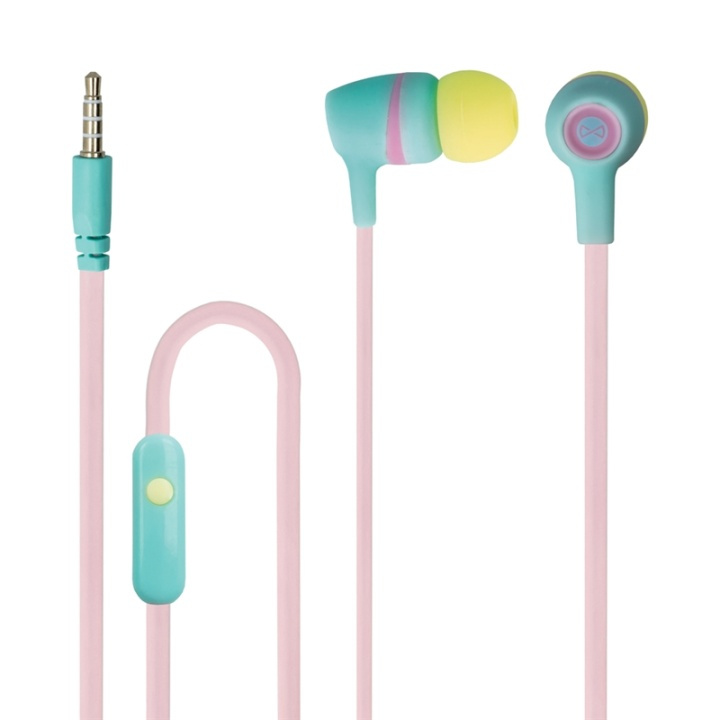 Forever - Juicy Hörlurar In-Ear JSE-200, Rosa ryhmässä KODINELEKTRONIIKKA / Ääni & Kuva / Kuulokkeet & Tarvikkeet / Kuulokkeet @ TP E-commerce Nordic AB (38-29707)