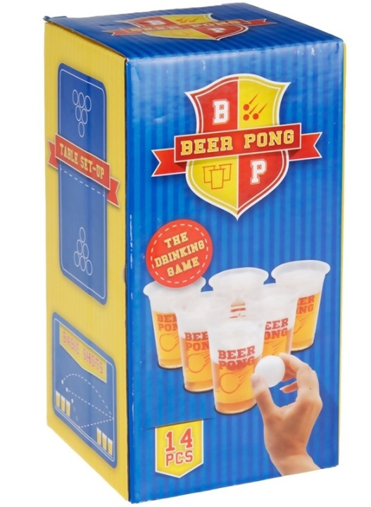 Beerpong - Paket med 2st bollar och 12 plastmuggar ryhmässä KOTI, TALOUS JA PUUTARHA / Puutarhatuotteet / Muut @ TP E-commerce Nordic AB (38-29773)