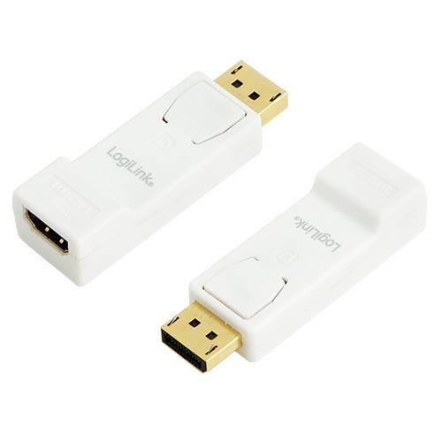 LogiLink Display Port -> HDMI Adapter (CV0057) ryhmässä KODINELEKTRONIIKKA / Kaapelit & Sovittimet / HDMI / Sovittimet @ TP E-commerce Nordic AB (38-32708)