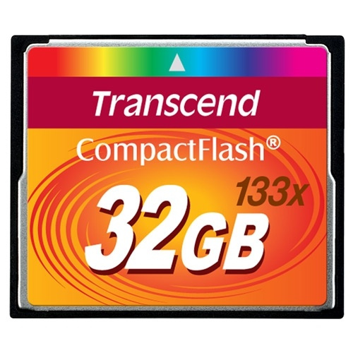Transcend CompactFlash32GB 133x (TS32GCF133) ryhmässä KODINELEKTRONIIKKA / Tallennusvälineet / Muistikortit / Compact Flash @ TP E-commerce Nordic AB (38-33011)