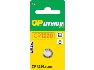 GP CR1220 3V 35mAh Lithium (2180) ryhmässä KODINELEKTRONIIKKA / Paristot & Laturit / Akut / Nappiparistot @ TP E-commerce Nordic AB (38-33024)