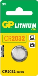 GP CR2032 3V 1-pack (GP2184) ryhmässä KODINELEKTRONIIKKA / Paristot & Laturit / Akut / Nappiparistot @ TP E-commerce Nordic AB (38-33033)