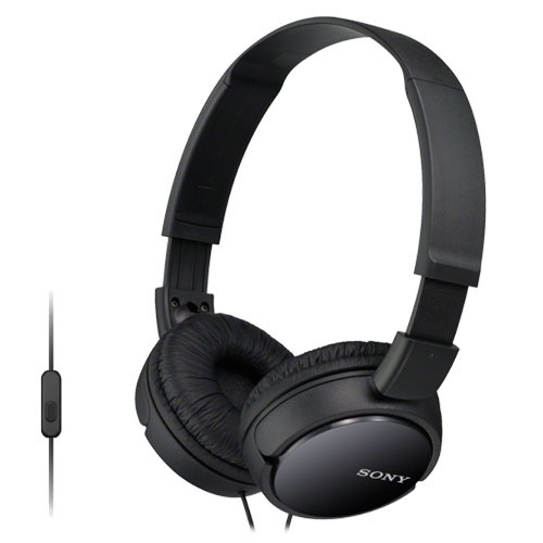 Sony Headset MDR-ZX110AP Svart (MDRZX110APB.CE7) ryhmässä TIETOKOONET & TARVIKKEET / Tietokonetarvikkeet / Kuulokkeet @ TP E-commerce Nordic AB (38-33181)