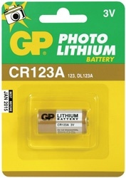 GP Batteri Lithium 123A 1-pack ryhmässä KODINELEKTRONIIKKA / Paristot & Laturit / Akut / Muut @ TP E-commerce Nordic AB (38-33413)