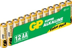 GP Super Alkaline AA12-pack (GP151034) ryhmässä KODINELEKTRONIIKKA / Paristot & Laturit / Akut / AA @ TP E-commerce Nordic AB (38-33521)