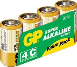 GP Super Alkaline LR14 4-pack (GP151036) ryhmässä KODINELEKTRONIIKKA / Paristot & Laturit / Akut / Muut @ TP E-commerce Nordic AB (38-33524)