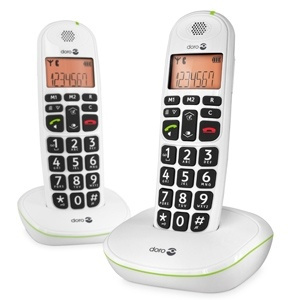 Doro PhoneEasy 100w Duo Vit (5547) ryhmässä KODINELEKTRONIIKKA / Ääni & Kuva / Kiinteät puhelimet / Langattomat puhelimet @ TP E-commerce Nordic AB (38-34544)