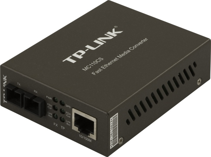 TP-LINK mediamuunnin kuitu SC singlemode - TP(RJ45), 10/100 Mbps 20 km ryhmässä TIETOKOONET & TARVIKKEET / Verkko / Mediamuuntimet @ TP E-commerce Nordic AB (38-35322)