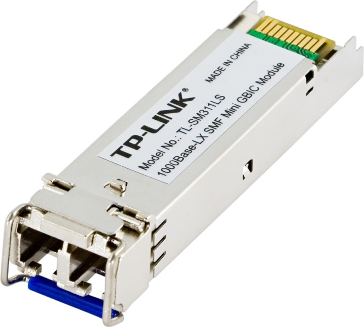 TP-LINK SFP-moduuli(mini-GBIC),1000Base-LX,duplex,singlemode,10km ryhmässä TIETOKOONET & TARVIKKEET / Verkko / Mediamuuntimet @ TP E-commerce Nordic AB (38-35326)