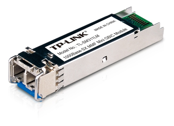 TP-LINK SFP-moduuli (mini-GBIC) 1000Base-SX, multimode, LC, 550m ryhmässä TIETOKOONET & TARVIKKEET / Verkko / Mediamuuntimet @ TP E-commerce Nordic AB (38-35329)