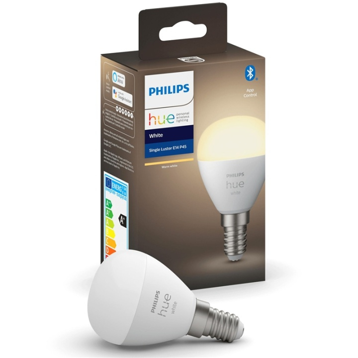 Philips Hue LED-älylamppu, BT, White, E14, 470 lm, pyöreä ryhmässä KOTI, TALOUS JA PUUTARHA / Älykodit / Älykäs valaistus @ TP E-commerce Nordic AB (38-35642)