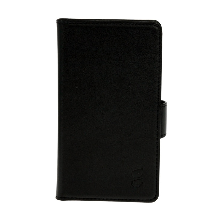 Gear Lompakko Samsung S6 Edge Musta ryhmässä ÄLYPUHELIMET JA TABLETIT / Puhelimen suojakotelo / Samsung @ TP E-commerce Nordic AB (38-36083)