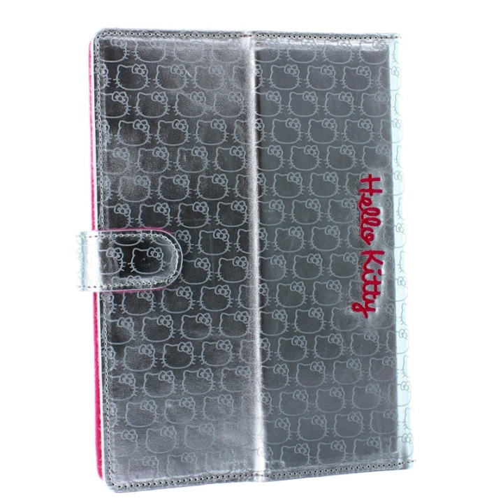 HELLO KITTY Tablet Fodral Silver 7-8tum Universal ryhmässä ÄLYPUHELIMET JA TABLETIT / Tabletin suojakotelo / Yleissuojat @ TP E-commerce Nordic AB (38-36260)