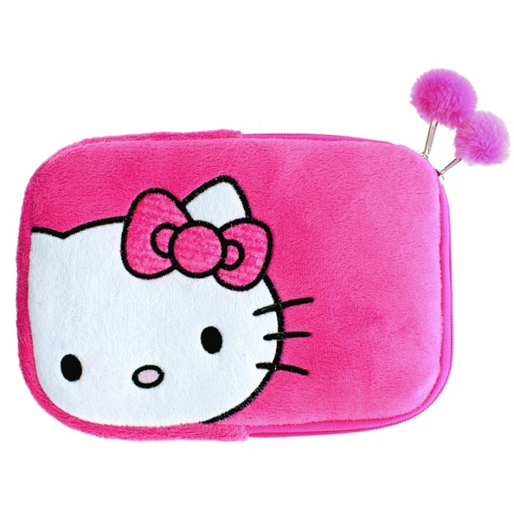 HELLO KITTY Tablet Sleeve Rosa 7-8tum Universal Plysch ryhmässä ÄLYPUHELIMET JA TABLETIT / Tabletin suojakotelo / Yleissuojat @ TP E-commerce Nordic AB (38-36261)