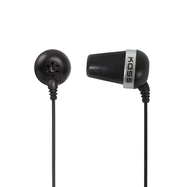 Koss Hörlur The Plug Svart In-Ear (186818) ryhmässä KODINELEKTRONIIKKA / Ääni & Kuva / Kuulokkeet & Tarvikkeet / Kuulokkeet @ TP E-commerce Nordic AB (38-36348)