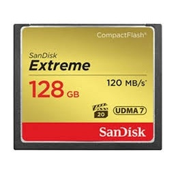 SanDisk Minneskort CF Extreme 128GB 120MB/s UDMA7 ryhmässä KODINELEKTRONIIKKA / Tallennusvälineet / Muistikortit / Compact Flash @ TP E-commerce Nordic AB (38-36423)