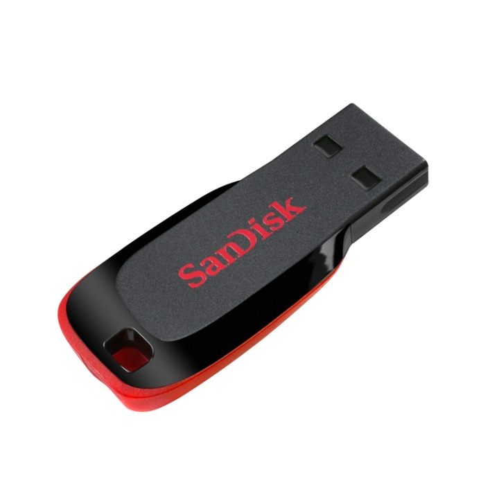 SANDISK Muistitikku 2.0 Blade 128 GB Black ryhmässä KODINELEKTRONIIKKA / Tallennusvälineet / USB-muistitikku / USB 2.0 @ TP E-commerce Nordic AB (38-36470)