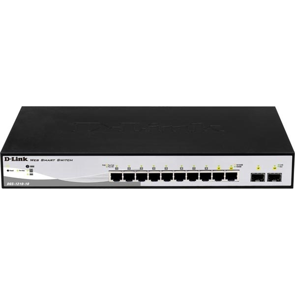 D-Link 8-porttinen älykytkin, 10/100/1000 Gigabit ryhmässä TIETOKOONET & TARVIKKEET / Verkko / Kytkimet @ TP E-commerce Nordic AB (38-36803)