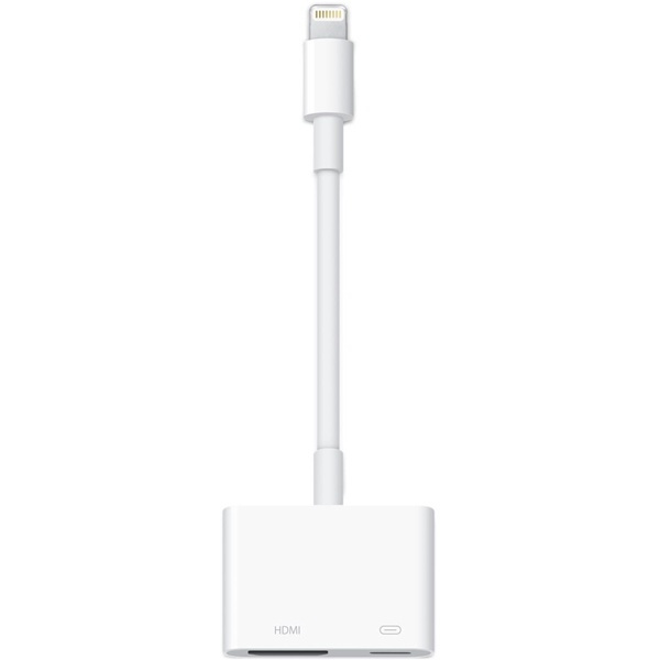 Apple, sovitin, HDMI - lightning, valkoinen ryhmässä KODINELEKTRONIIKKA / Kaapelit & Sovittimet / HDMI / Sovittimet @ TP E-commerce Nordic AB (38-37158)