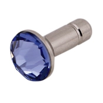 White Diamonds WHITE-DIAMONDS 3,5mm PIN Blue w Sparkling Screen Cov iPhone4 ryhmässä ÄLYPUHELIMET JA TABLETIT / Muut tarvikkeet / Gadgets @ TP E-commerce Nordic AB (38-38741)